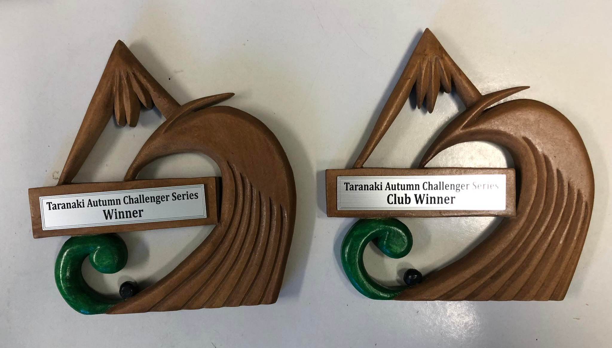 Trophies made and donated by Mike Davies